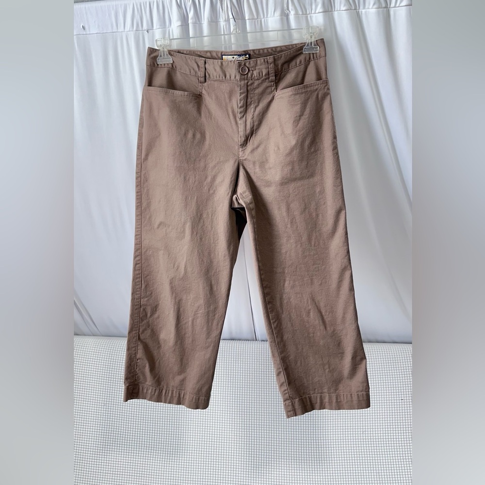 Women's Cropped Tan Pants